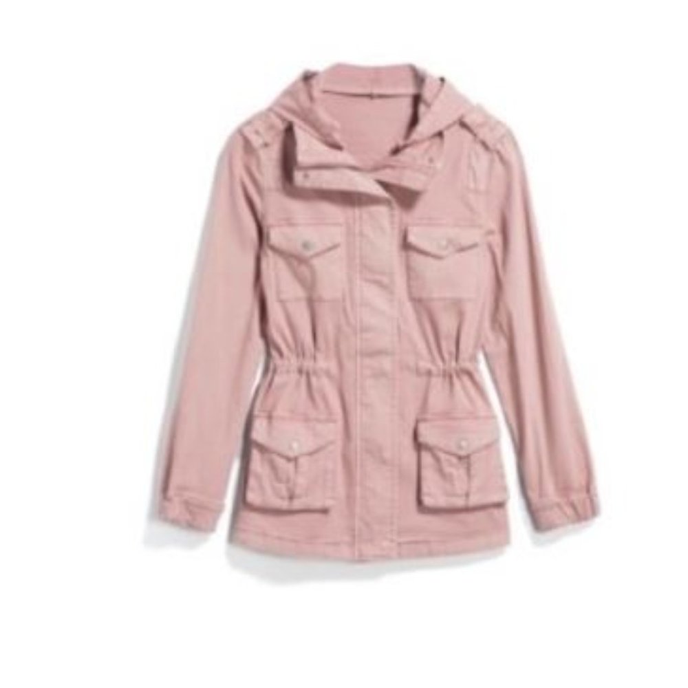 Pink Tinsel Cargo Utility jacket